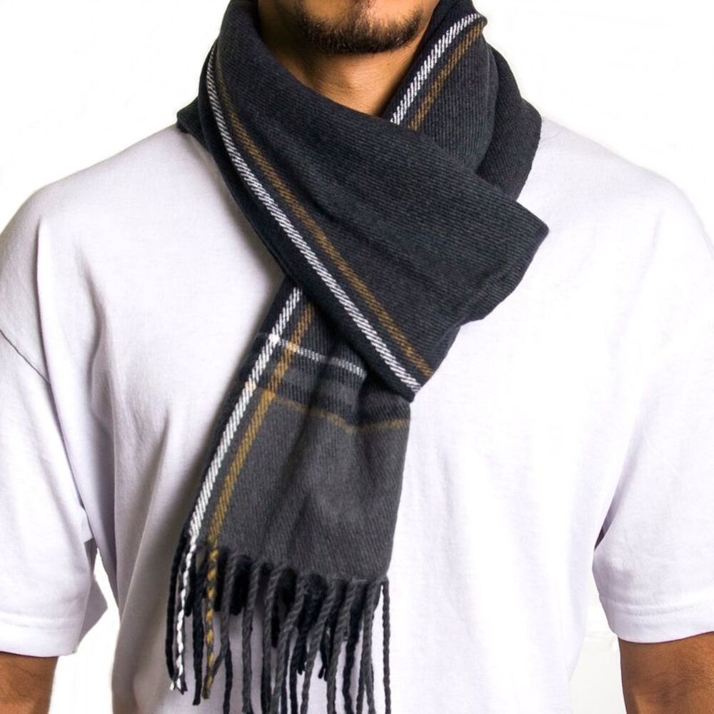 Alpine Swiss Mens Scarf Softer Than Cashmere Scarves Plaids Womens Winter Shawl